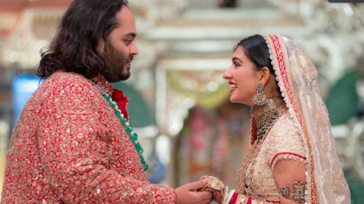 Anant Ambani ties nuptial knot with childhood sweetheart Radhika Merchant in lavish Mumbai wedding