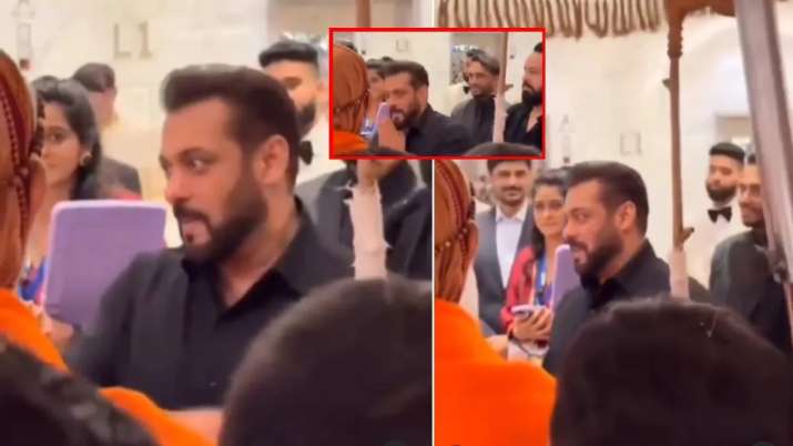 Salman Khan meets Shankaracharyas at Ambani functions, gets invitation for Dwarka