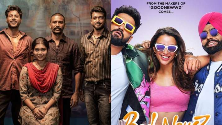 Dhanush’s ‘Raayan’ and Vicky Kaushal’s ‘Bad Newz’ move closer to Rs 100 crore mark, know total collection