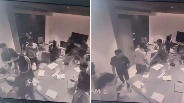 ‘Drunk’ Millind Gaba gets into ugly fight at T-Series office, CCTV footage goes viral | WATCH