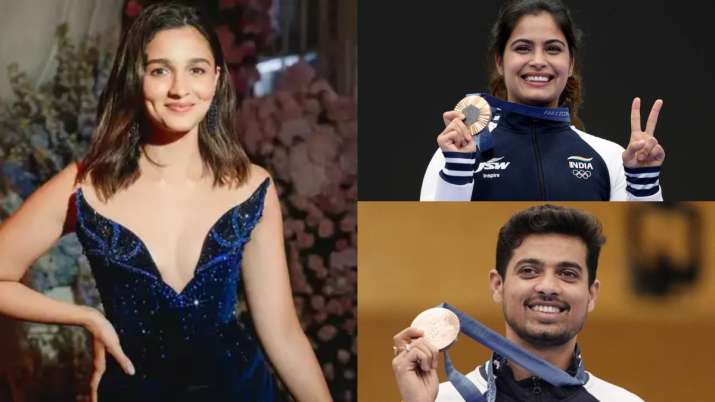 Alia Bhatt congratulates Manu Bhaker, Sarabjot Singh, Swapnil Kusale for their win at Paris Olympics 2024