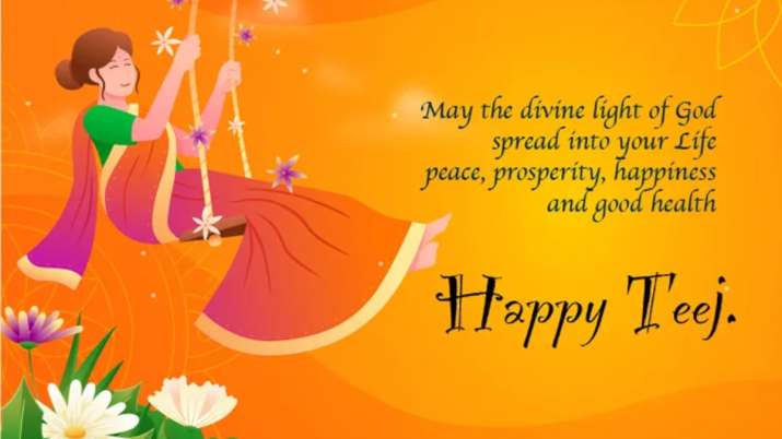 India Tv - Happy Hariyali Teej 2024