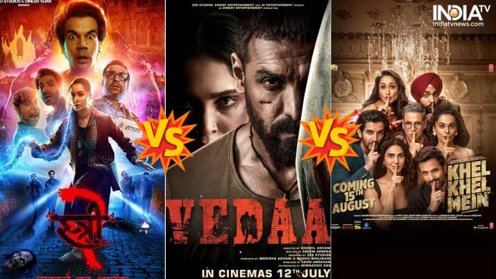 Stree 2 vs Khel Khel Mein vs Vedaa: Who is leading after box office battle on Sunday?