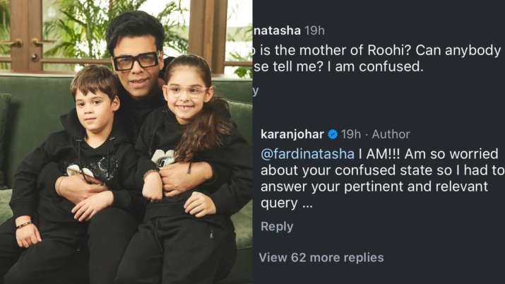 Karan Johar schools Instagram user who questioned about Roohi's mother | Read Post