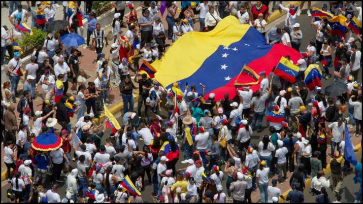 India Tv - Anti-government protests in Venezuela.