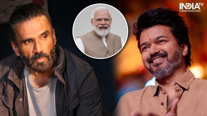 Thalapathy Vijay to Suniel Shetty, film celebs extend birthday wishes to PM Narendra Modi