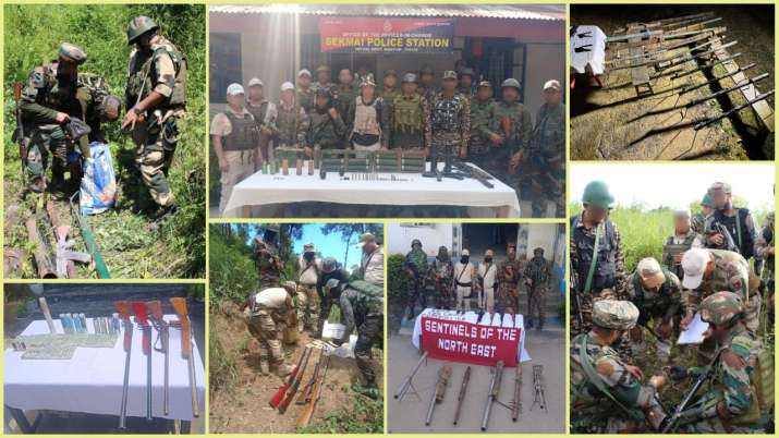 India Tv - The Indian Army carried out the operations with BSF, CRPF and the Manipur Police.