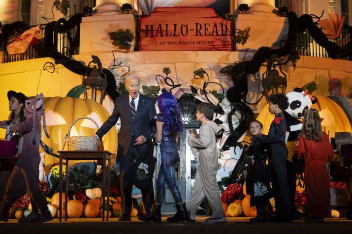 India Tv - US President Joe Biden hosts Halloween festival 