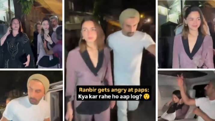 Ranbir Kapoor loses his temper at a paparazzo, pulls him by his arm | WATCH video