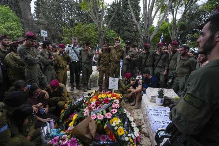 India Tv - Family members of Israeli soldiers killed in the Hamas attack