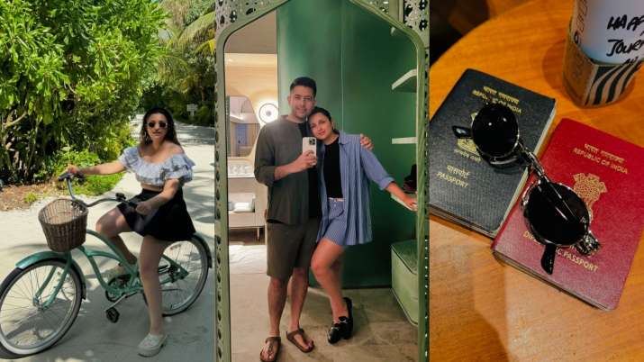 ‘Beautiful boy and me…,’ Parineeti Chopra shares photos from her Maldives vacation with Raghav Chadha