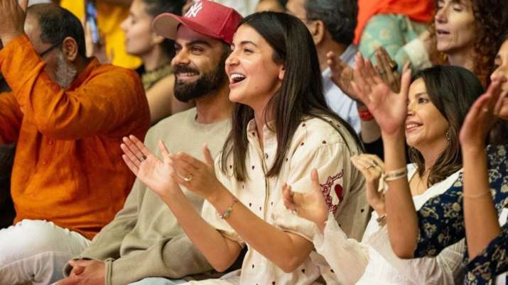 Virat Kohli attends Krishna Das’ kirtan with Anushka Sharma on Karwa Chauth after New Zealand defeat