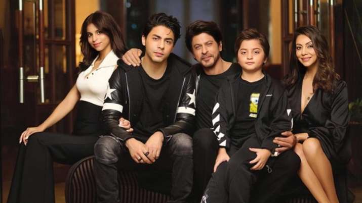 India Tv - SRK with his family