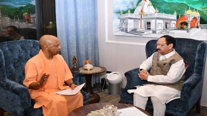 Uttar Pradesh CM Yogi Adityanath meets PM Modi, JP Nadda in Delhi