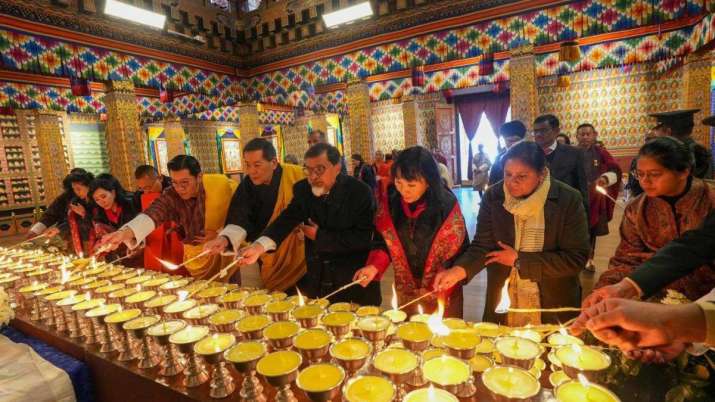 India Tv - Special prayer in Bhutan to honour late PM Manmohan Singh. 