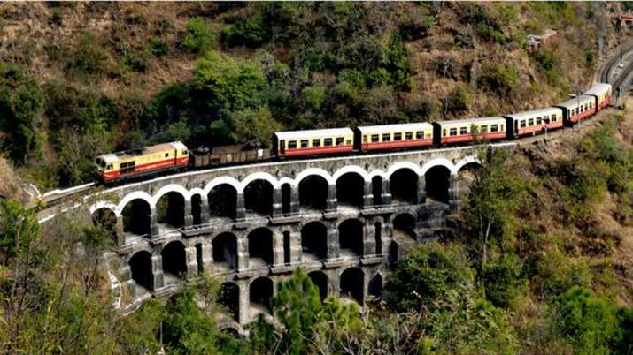 India Tv - Shimla Kalka railway LINE, holiday special train on UNESCO world heritage line by Northern Railway, 