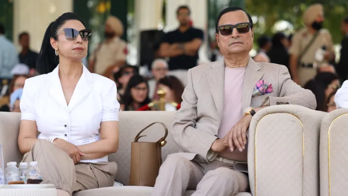 India Tv - Ritu Dhawan and Rajat Sharma enjoying the Polo game.