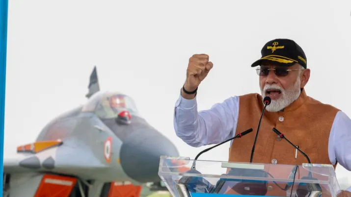 India Tv - PM Modi, Adampur Airbase, S-400, Mig-29, Pakistan