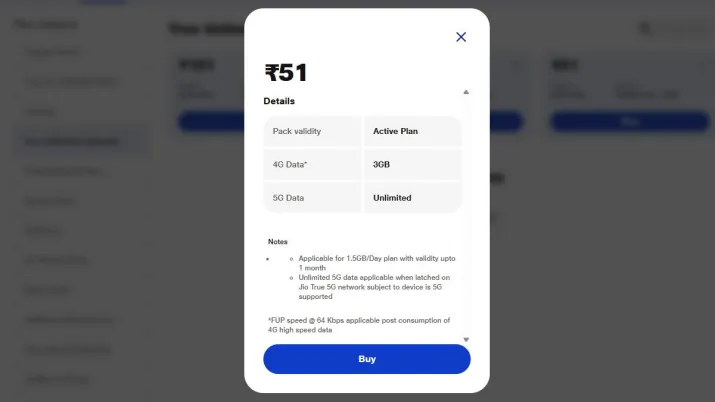 INDIA TV - JIO RS 51 रिचार्ज प्लान