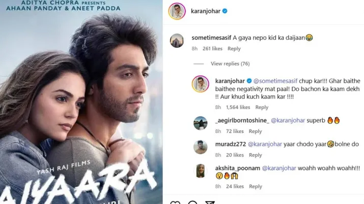 India Tv - Karan Johar hits back at Instagram user India Tv - Karan Johar