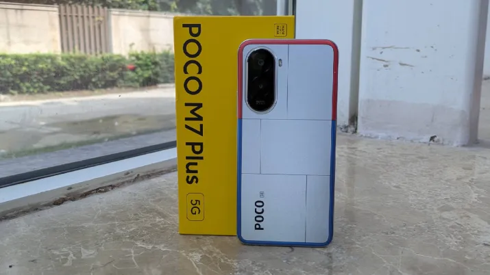 India Tv - Poco M7 Plus review: Rear panel India Tv - Poco M7 Plus review: Rear panel