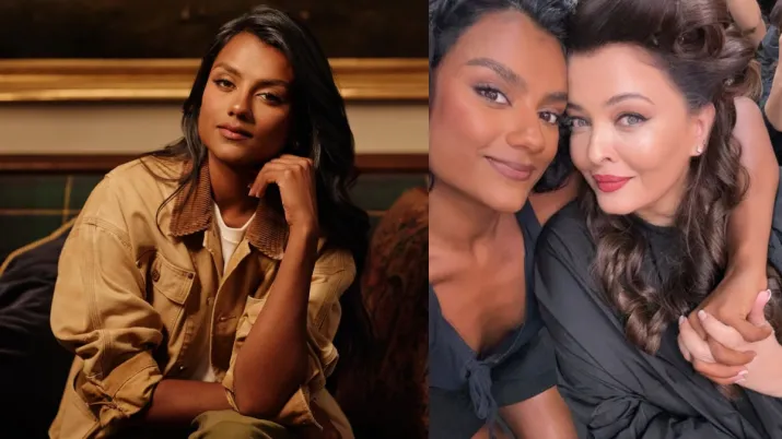 India Tv - Aishwarya Rai meets Bridgerton actress Simone Ashley