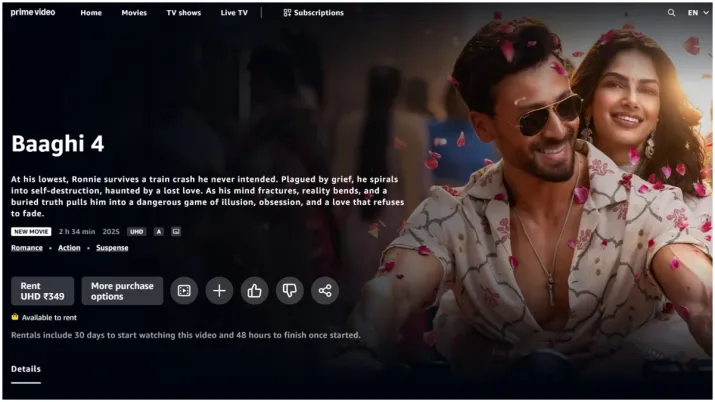 India Tv - Screengrab taken from the Prime Video platform