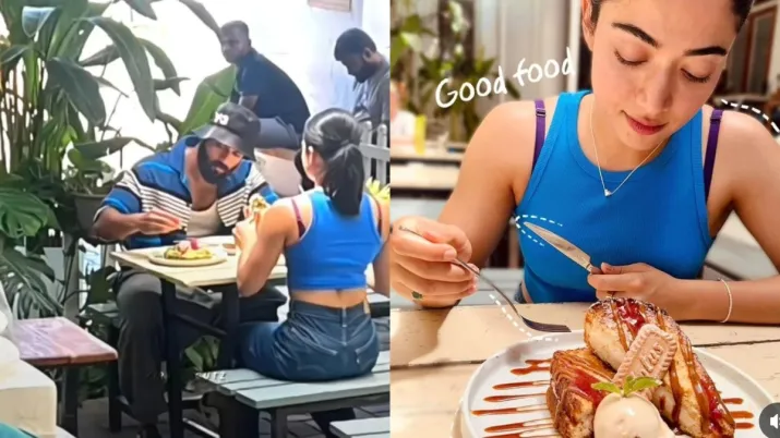 India Tv - Vijay and Rashmika once spotted on a lunch date together.
