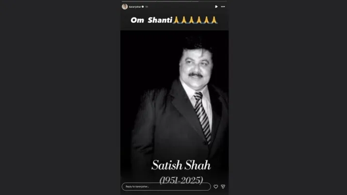 India Tv - Karan Johar's Instagram story.