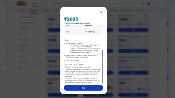 इंडिया टीवी - Jio 2025 रिचार्ज