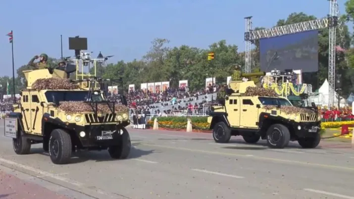 India Tv - India's military might at Kartavya Path