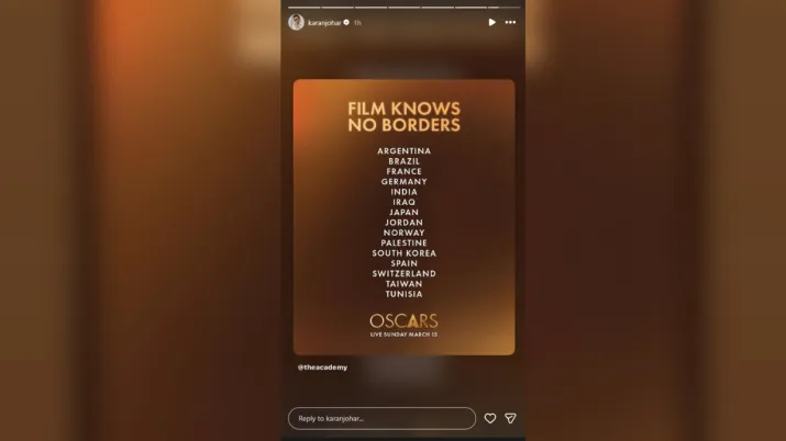 India Tv - Screengrab taken from Karan Johar's Instagram story India Tv - Karan Johar's Instagram story