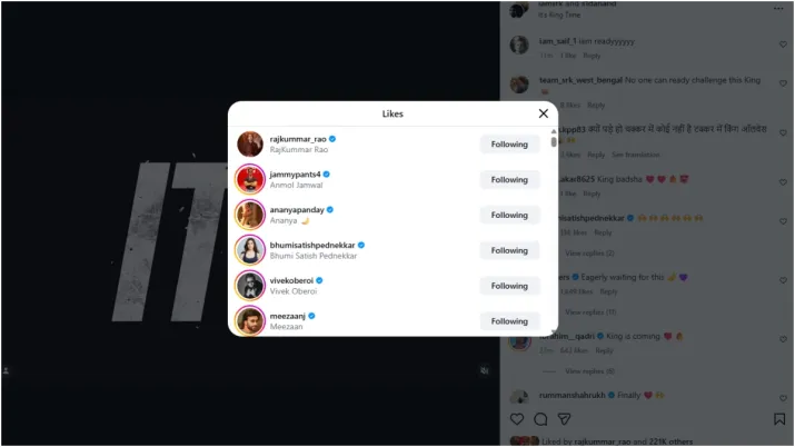 India Tv - Screengrab taken from Shah Rukh Khan's Instagram post. 