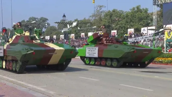 India Tv - India's military might at Kartavya Path