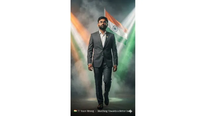 इंडिया टीवी - वॉकिंग फॉरवर्ड पोज़ - नेतृत्व और प्रगति विषय