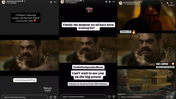 India Tv - Screengrab taken from Rahul Deshpande's Instagram stories. India Tv - Screengrab taken from Rahul Deshpande's Instagram stories.