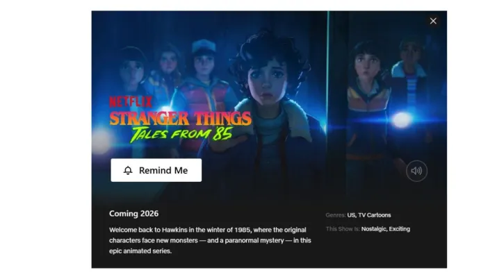 India Tv - Stranger Things: Tales From '85