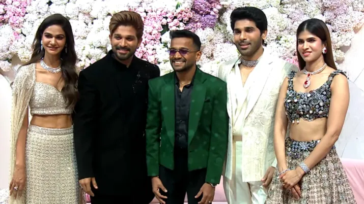 India Tv - Basil Joseph attend Allu Sirish and Nayanika Reddy's pre-wedding celebration. India Tv - Basil Joseph