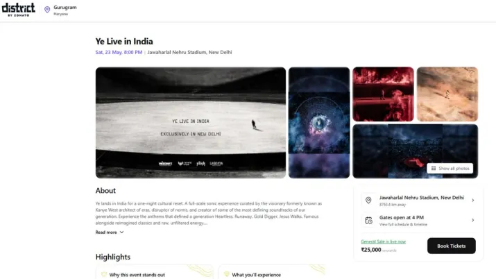 India Tv - Details of Kanye West's India concert