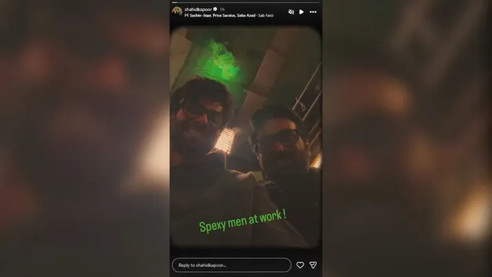 India Tv - Screengrab taken from Shahid Kapoor's Instagram story. 