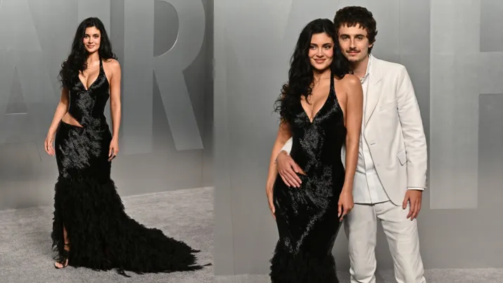 India Tv - Timothee Chalamet and Kylie Jenner at the Oscars party India Tv - Timothee Chalamet and Kylie Jenner