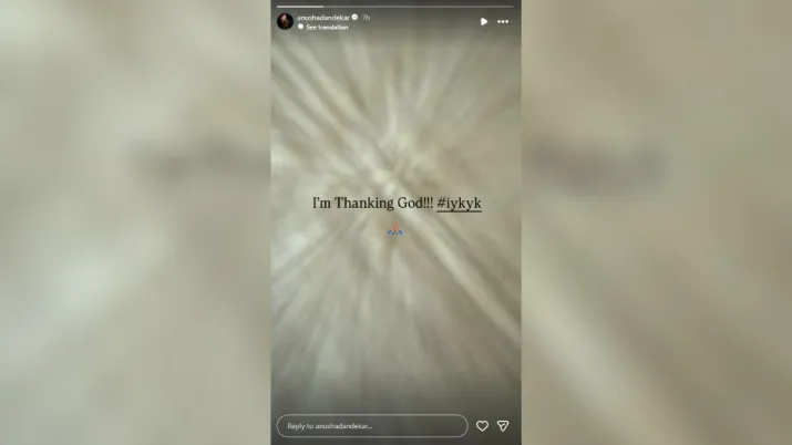 India Tv - Anusha Dandekar's IG post. 
