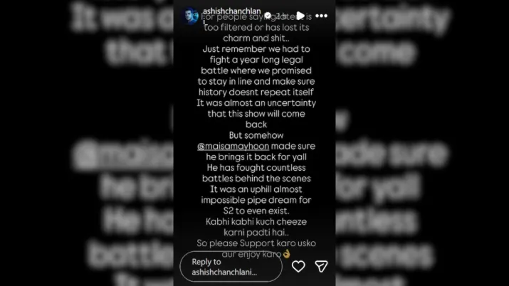 India Tv - Ashish Chanchlani defends India's Got Latent 2 India Tv - India's Got Latent 2