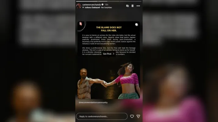 India Tv - Janhvi Kapoor's make-up artist's Instagram Story. India Tv - Janhvi Kapoor's make-up artist's Instagram Story.