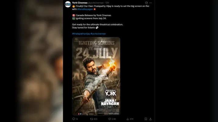 India Tv - Screengrab taken from a Canadian distributor's X post