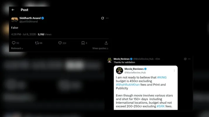 India Tv - Screengrab taken from Siddharth Anand's X post India Tv - Screengrab taken from Siddharth Anand's X post