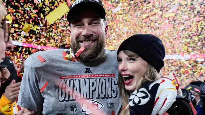 India Tv - Taylor Swift and Travis Kelce