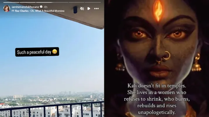 India Tv - Himanshi Khurana's Instagram stories