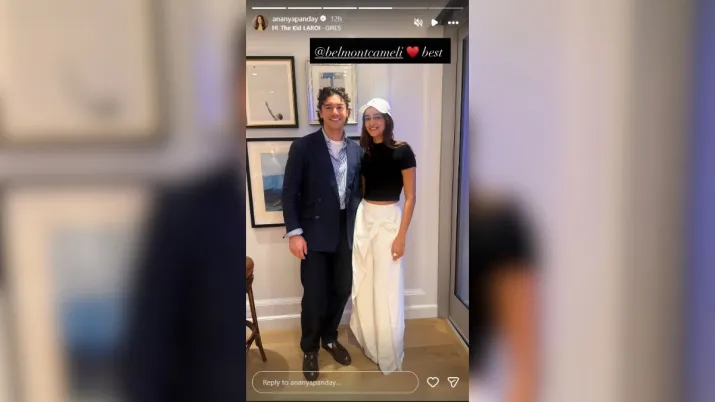 India Tv - Screengrab taken from Ananya Panday's Instagram story. India Tv - Screengrab taken from Ananya Panday's Instagram story.
