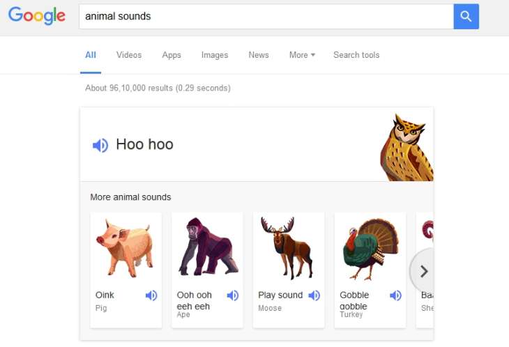 Google Search can now teach your kids animal sounds | India News – India TV